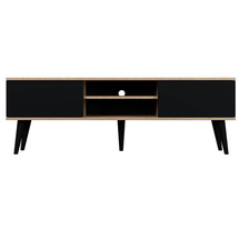 Tv-bänk 160 svart/ ek artisan TORONTO