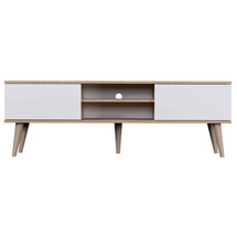 Tv-bänk 160 vit/ ek artisan TORONTO