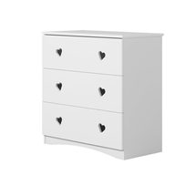 Barn byrå vit JULIETTA