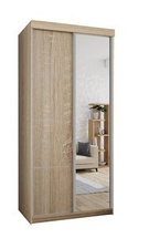 Garderob med skjutdörrar och spegel sonoma TOP 23 PLUS - 100