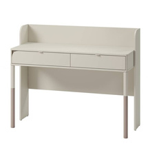 Beige skrivbord med lådor HARMONY