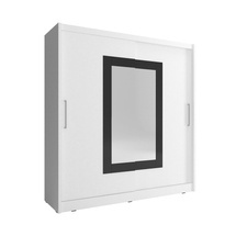 Vit garderob 200 cm Wiki II