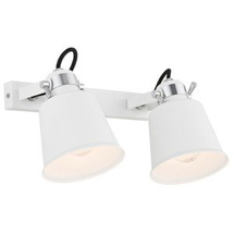 Vägglampa vit Kongo 672