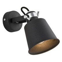 Vägglampa svart Kongo 3175