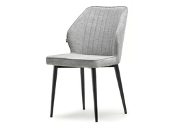 Modern stol grå/svarta ben GASPAR