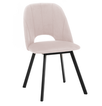 Matstol i velour beige FLOREN II