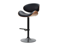 Valnöt hocker svarta ben valnöt HOCKER