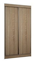 Garderob med skjutdörrar sonoma TOP 25-100