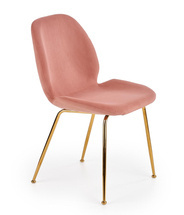 Rosa velour matstol K381