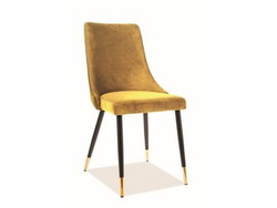 Matstol gul Piano Velvet OUTLET