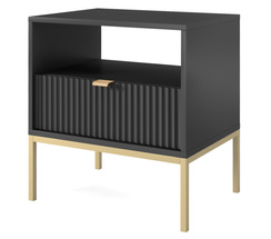 Svart sängbord VOLARE