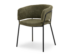 Grön stol svarta ben SORIN