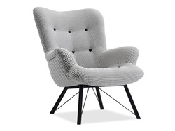 Pepite fåtölj svarta ben DALTON