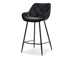 Velourstrumpa svart/svarta ben LUCENA