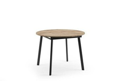 Runt matbord 100 cm lancelot ek / svart Torsen