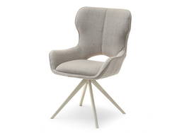 Beige stol med beige ben MARGARET