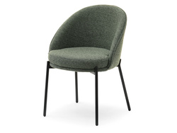 Grön stol svarta ben MARINA