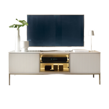 Cashmere TV-bänk med Led SENTOCCI