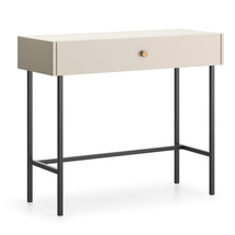 Beige konsolbord med låda SPELLO