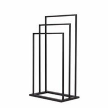 Svart TRE industriellt handduksställ