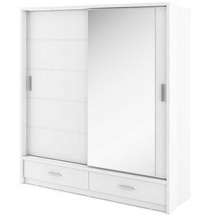 Vit garderob med skjutdörrar AR-05