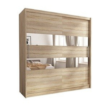 Stor garderob med spegel 200 cm MAI II