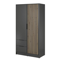 Garderob med ribb Nelly 2D