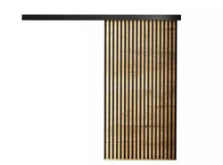 Skjutdörr 80 cm gold craft ek Belmo