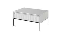 Vitt soffbord 70x100 TREND