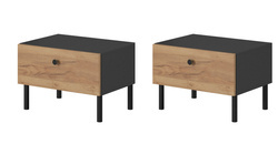 Nattduksbord med låda DECO