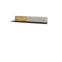 Hängande hylla artisan ek / grå Qubic