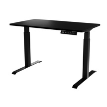 Svart skrivbord justerbart MONET