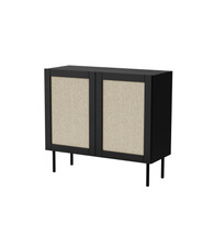 2 dörrars byrå svart BAGGIO