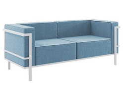 Två sits trädgårdssoffa blå IBIZA