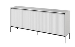 Vit låg byrå 196 cm TREND