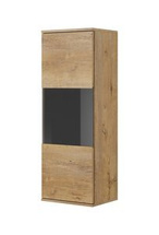 Vitrinskåp svart / ek Nest W1