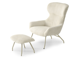 Corduroy fåtölj beige beige ben CONOR