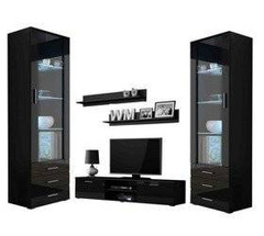 Mediamöbler för vardagsrummet svart SOHO 4