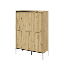 Hög byrå 140 cm med LED-belysning TREND