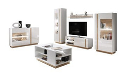 Mediamöbler med LED vit ARCO 1