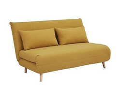 Gul 2 sits soffa med sovande funktion Spike II