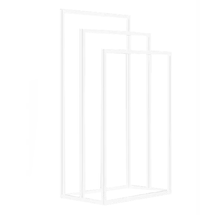 TRE stående handduksstång vit