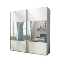 Billig garderob vit 150 cm Mika I