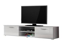 Vit tv-bänk 180 cm SOHO