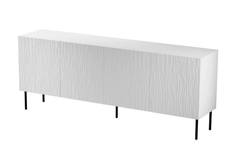 Vit byrå på höga ben 190 cm JUNGLE 36 