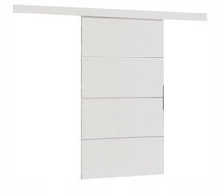 Skjutdörrar 100 cm vit Malibu Plus