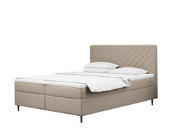 Kontinentalsäng med madrasser 160x200 beige BALTIC