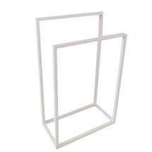 Vit handdukshängare utan att borra DUO