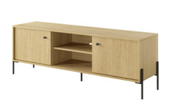Tv-bänk med dörrar 157 cm SCADI