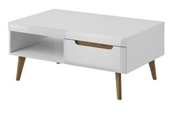 soffbord med vit låda NORDI
